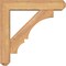 Ekena Millwork Balboa Craftsman Smooth Bracket w/ Offset Brace, Western Red Cedar, 5 1/2"W x 24"D x 24"H BKT0604X24X24BOA04SWR - alternate 3